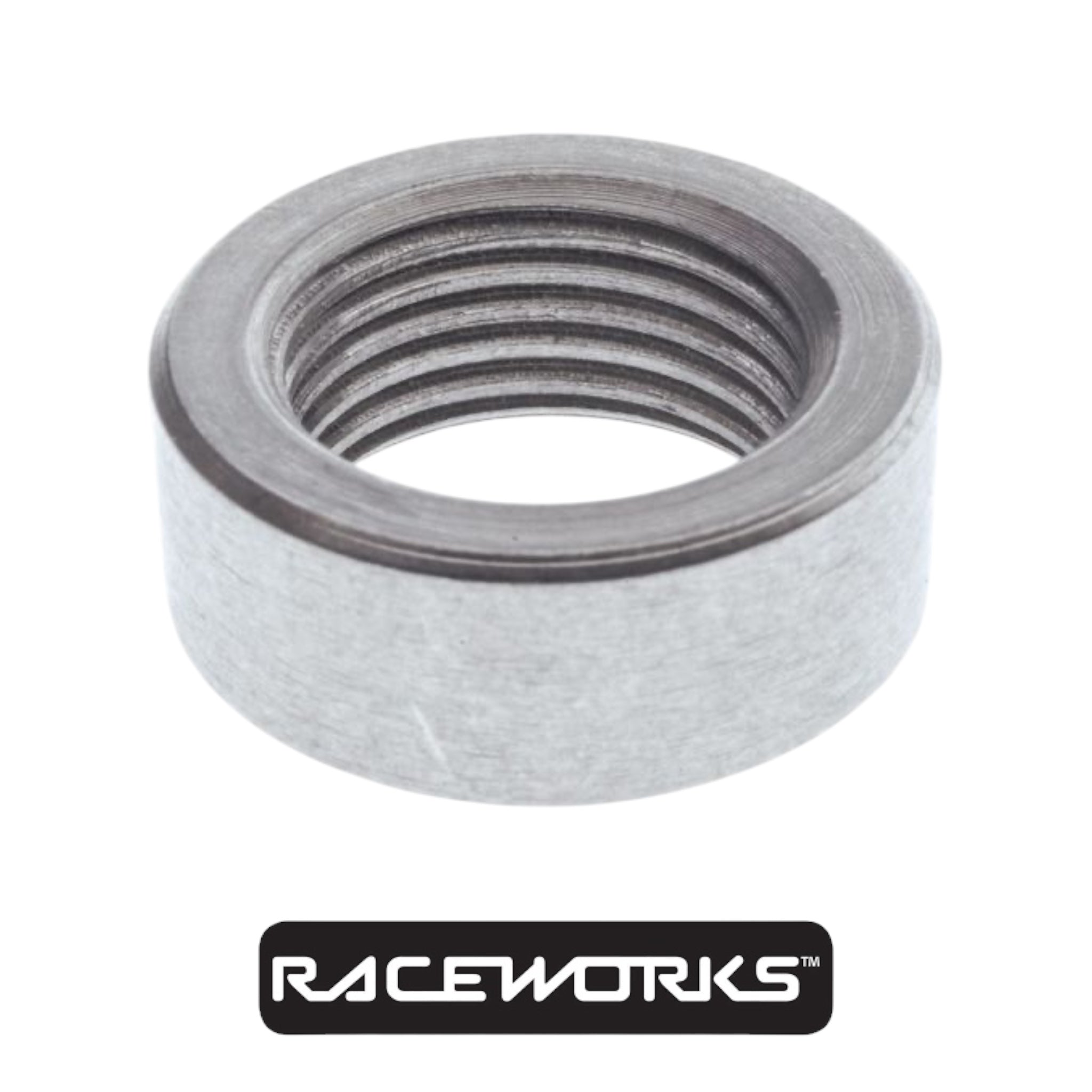 Raceworks Stainless Steel Oxygen Sensor Bung RWF-989-M18-SS by Fast Industries