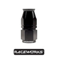 Raceworks Teflon Hose Fitting AN-8 Straight RWF-201-08BK by Fast Industries