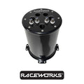 Raceworks Twin Pump 2.8L Surge tank ALY-083BK by Fast Industries